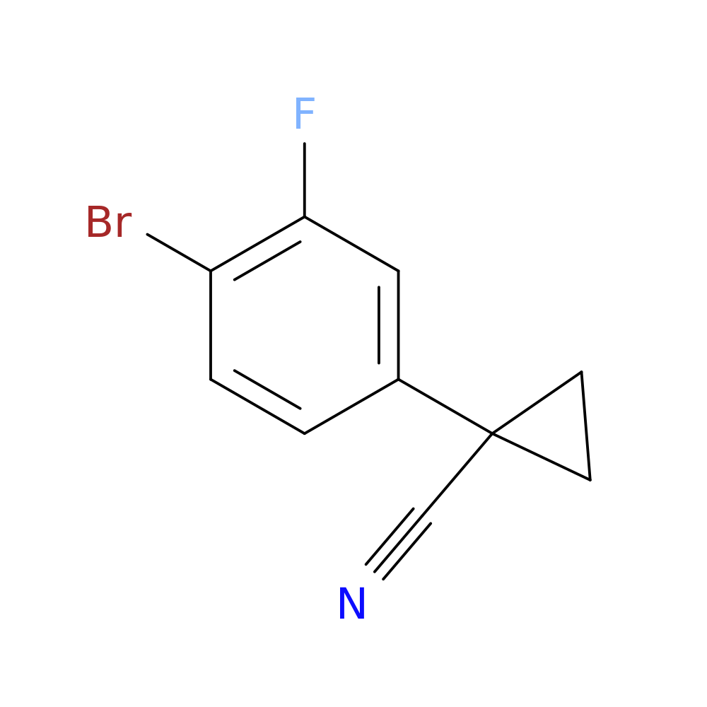 1-(4-Bromo-3-Fluorophenyl)Cyclopropane-1-Carbonitrile