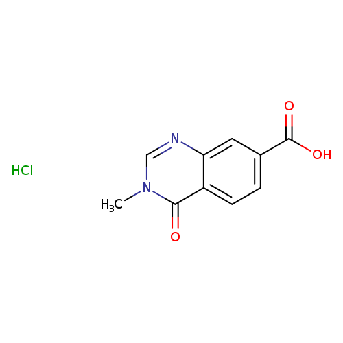 3-Methyl-4-oxo-3,4-dihydro-7-quinazolinecarboxylic acid hydrochloride