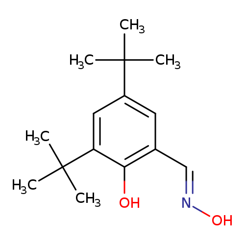 2,4-di-tert-butyl-6-[(E)-(hydroxyimino)methyl]phenol