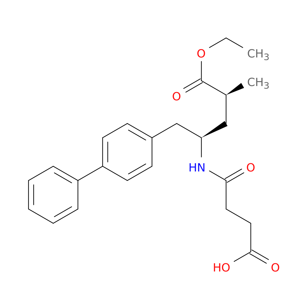 4-(((2R,4S)-1-([1,1'-Biphenyl]-4-yl)-5-ethoxy-4-methyl-5-oxopentan-2-yl)amino)-4-oxobutanoic acid