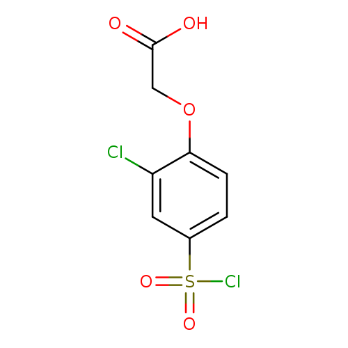 2-[2-chloro-4-(chlorosulfonyl)phenoxy]acetic acid