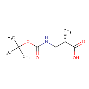Propanoic acid, 3-[[(1,1-dimethylethoxy)carbonyl]amino]-2-methyl-, (2S)-