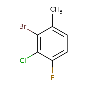 2-Bromo-3-chloro-4-fluoro-1-methylbenzene