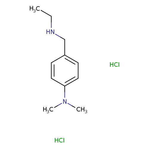 Benzenemethanamine, 4-(dimethylamino)-N-ethyl-, hydrochloride (1:2)