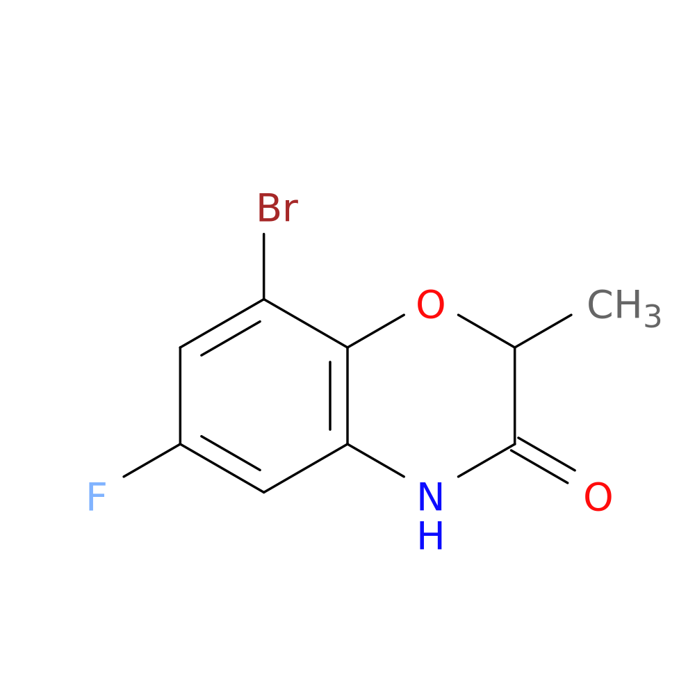8-Bromo-6-fluoro-2-methyl-2,4-dihydro-1,4-benzoxazin-3-one