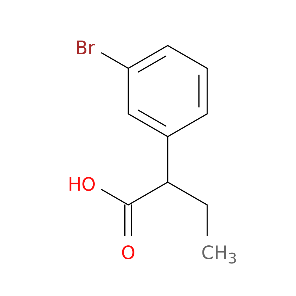 2-(3-bromophenyl)butanoic acid