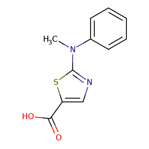 2-[methyl(phenyl)amino]-1,3-thiazole-5-carboxylic acid