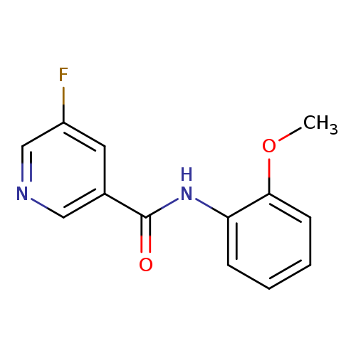 5-fluoro-N-(2-methoxyphenyl)pyridine-3-carboxamide