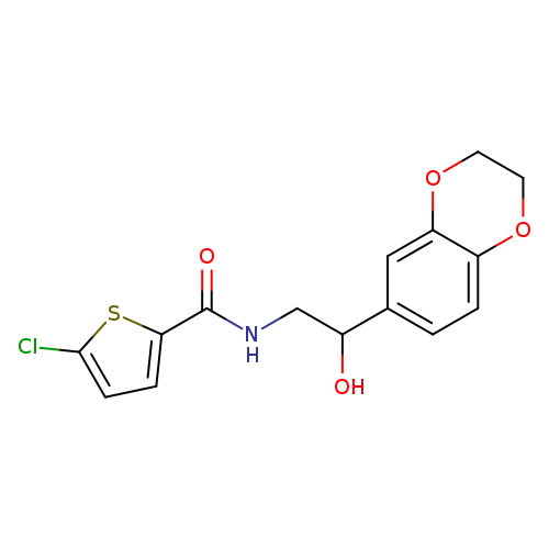 5-chloro-N-[2-(2,3-dihydro-1,4-benzodioxin-6-yl)-2-hydroxyethyl]thiophene-2-carboxamide