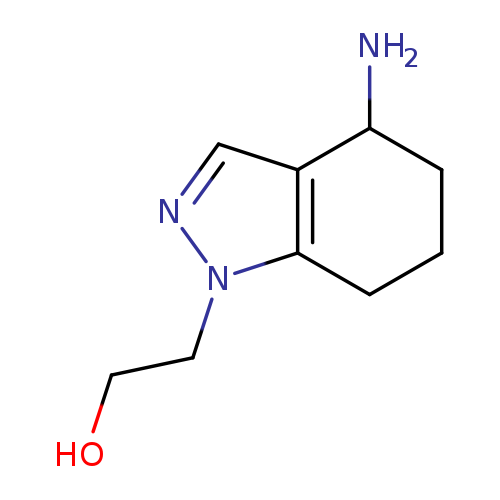 2-(4-amino-4,5,6,7-tetrahydro-1H-indazol-1-yl)ethan-1-ol