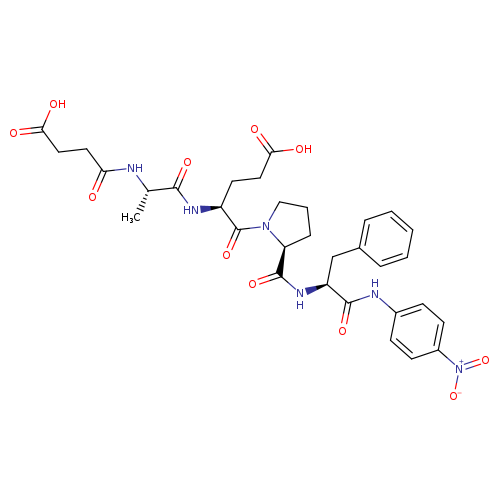 L-Phenylalaninamide, N-(3-carboxy-1-oxopropyl)-L-alanyl-L-α-glutamyl-L-prolyl-N-(4-nitrophenyl)-