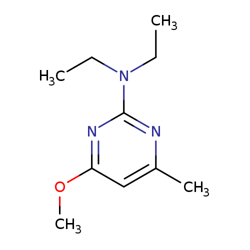 2-Pyrimidinamine, N,N-diethyl-4-methoxy-6-methyl-