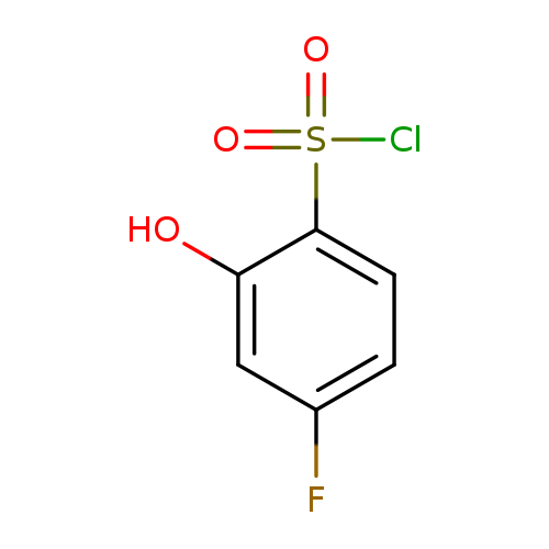 4-fluoro-2-hydroxybenzene-1-sulfonyl chloride
