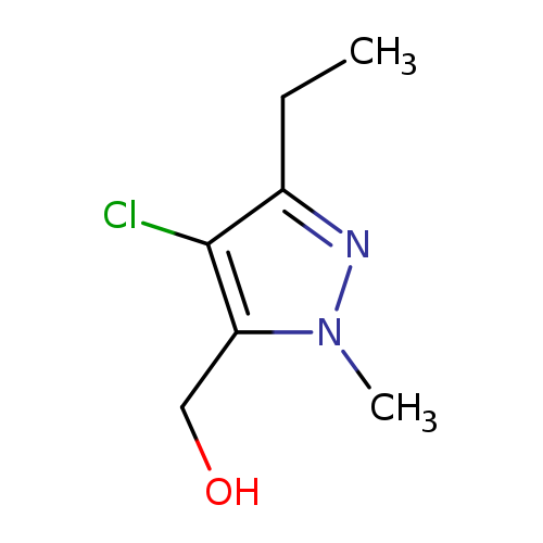 4-chloro-3-ethyl-5-hydroxymethyl-1-methyl -1H-pyrazole