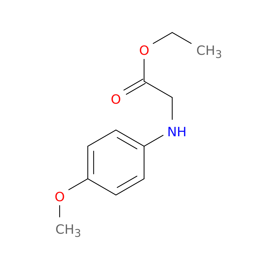Ethyl 2-[(4-methoxyphenyl)amino]acetate