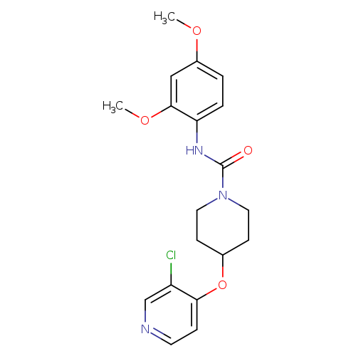 4-[(3-chloropyridin-4-yl)oxy]-N-(2,4-dimethoxyphenyl)piperidine-1-carboxamide