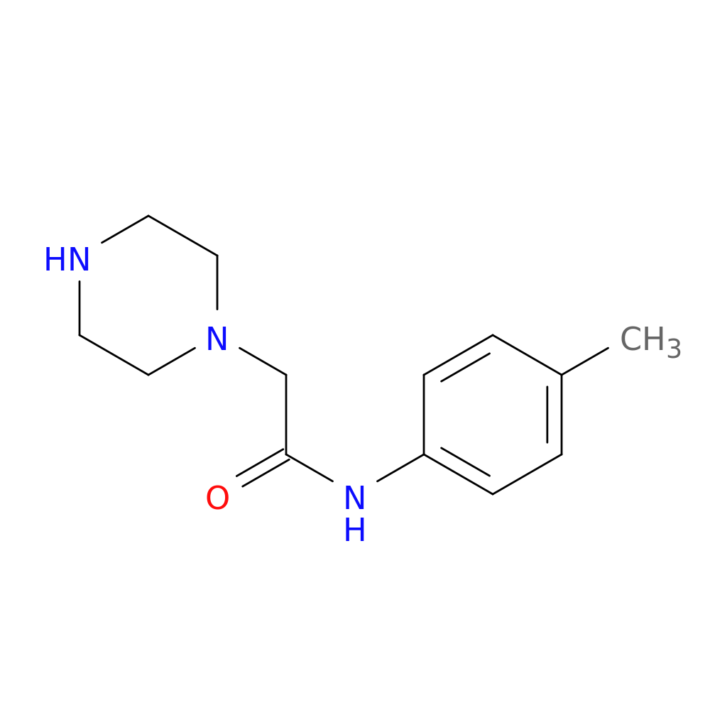 1-Piperazineacetamide, n-(4-methylphenyl)-, dihydrochloride