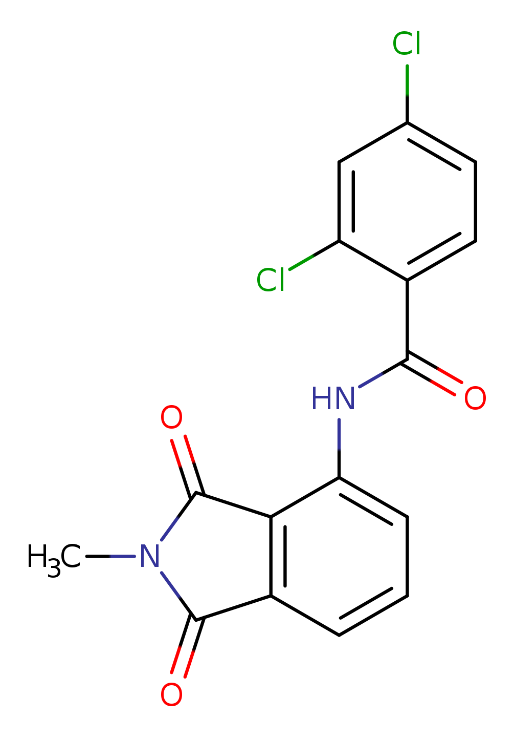2,4-dichloro-N-(2-methyl-1,3-dioxo-2,3-dihydro-1H-isoindol-4-yl)benzamide