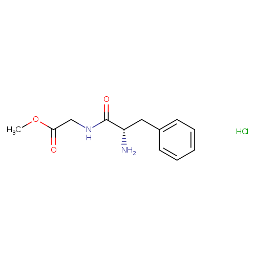 methyl 2-[(2S)-2-amino-3-phenylpropanamido]acetate hydrochloride