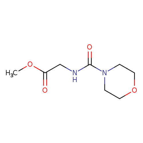 methyl 2-(morpholine-4-carboxamido)acetate