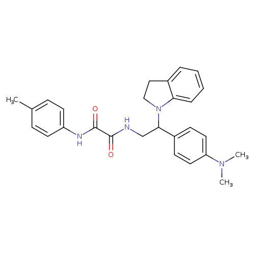 N-[2-(2,3-dihydro-1H-indol-1-yl)-2-[4-(dimethylamino)phenyl]ethyl]-N'-(4-methylphenyl)ethanediamide