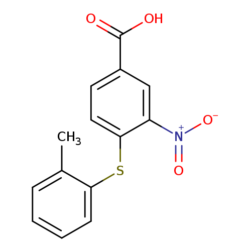 4-[(2-Methylphenyl)thio]-3-nitrobenzoic acid