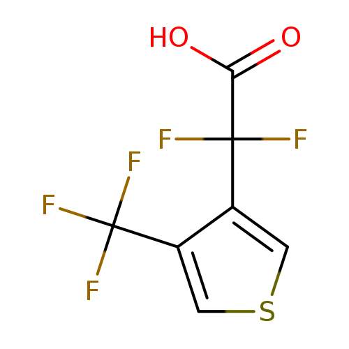 2,2-difluoro-2-[4-(trifluoromethyl)thiophen-3-yl]aceticacid