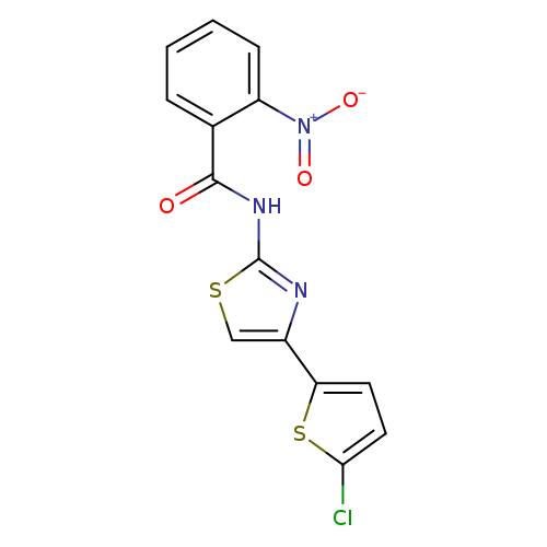 N-[4-(5-chlorothiophen-2-yl)-1,3-thiazol-2-yl]-2-nitrobenzamide