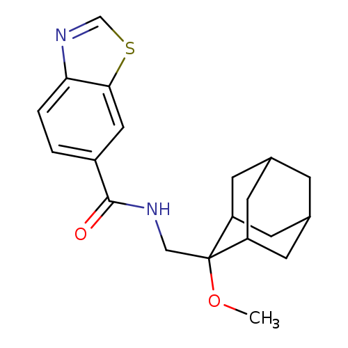 N-[(2-methoxyadamantan-2-yl)methyl]-1,3-benzothiazole-6-carboxamide