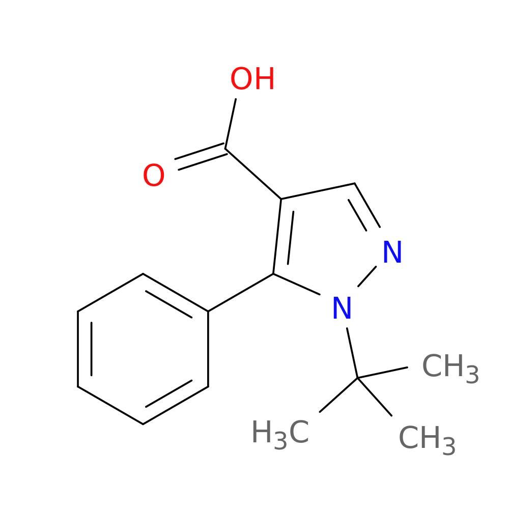 1-tert-butyl-5-phenyl-1H-pyrazole-4-carboxylic acid
