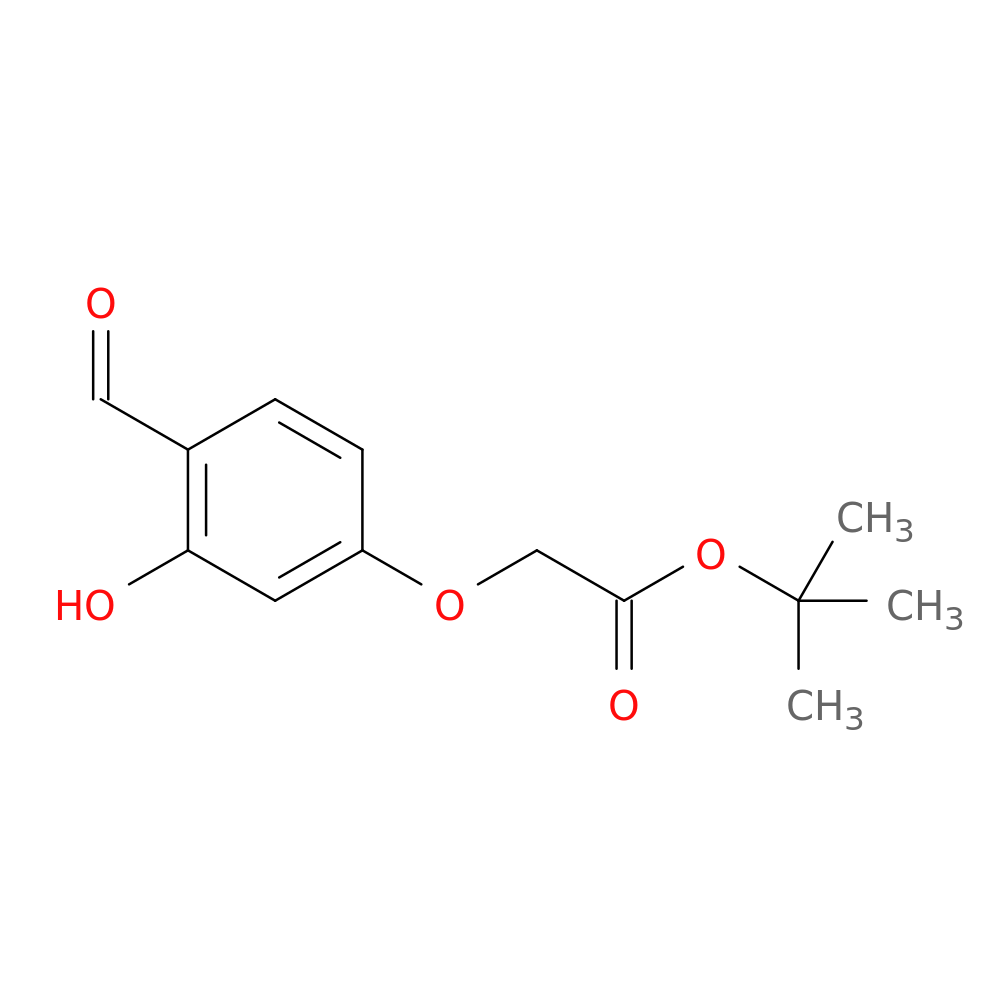 tert-butyl 2-(4-formyl-3-hydroxyphenoxy)acetate