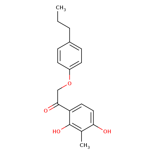 1-(2,4-dihydroxy-3-methylphenyl)-2-(4-propylphenoxy)ethan-1-one