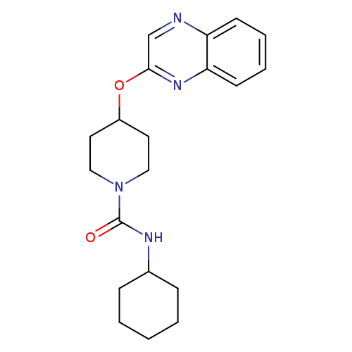 N-cyclohexyl-4-(quinoxalin-2-yloxy)piperidine-1-carboxamide