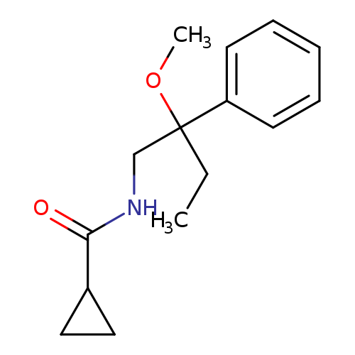 N-(2-methoxy-2-phenylbutyl)cyclopropanecarboxamide