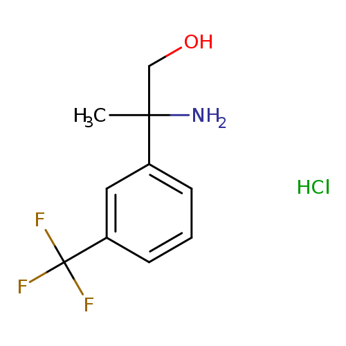 2-amino-2-[3-(trifluoromethyl)phenyl]propan-1-ol hydrochloride