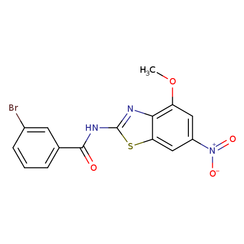 3-bromo-N-(4-methoxy-6-nitro-1,3-benzothiazol-2-yl)benzamide