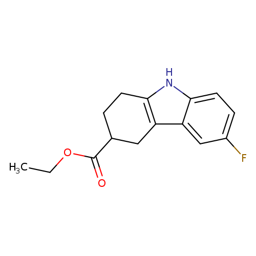 6-FLUORO-2,3,4,9-TETRAHYDRO-1H-CARBAZOLE-3-CARBOXYLIC ACID ETHYL ESTER
