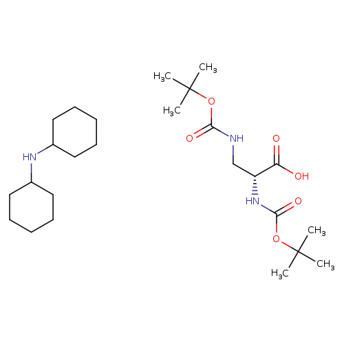 Boc-d-dap(boc)-oh dcha