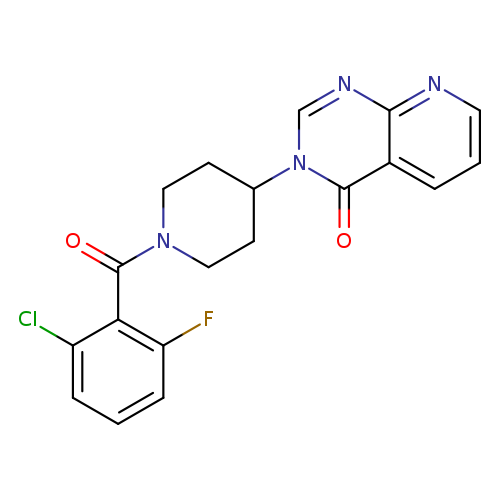 3-[1-(2-chloro-6-fluorobenzoyl)piperidin-4-yl]-3H,4H-pyrido[2,3-d]pyrimidin-4-one