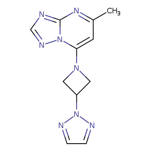 2-(1-{5-methyl-[1,2,4]triazolo[1,5-a]pyrimidin-7-yl}azetidin-3-yl)-2H-1,2,3-triazole