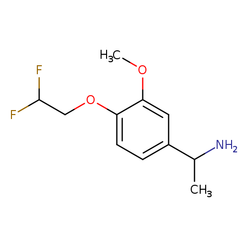 1-[4-(2,2-difluoroethoxy)-3-methoxyphenyl]ethanamine
