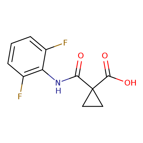 1-[(2,6-difluorophenyl)carbamoyl]cyclopropane-1-carboxylic acid