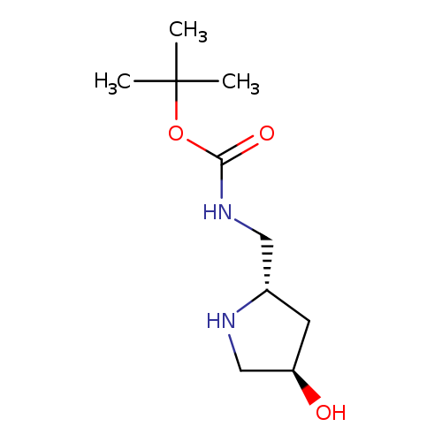 Carbamic acid, [[(2S,4R)-4-hydroxy-2-pyrrolidinyl]methyl]-, 1,1-dimethylethyl