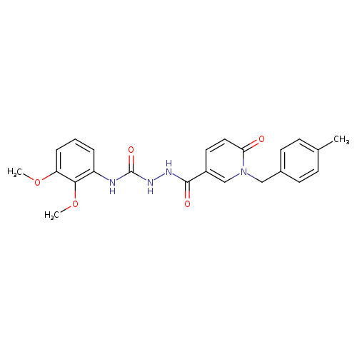 N-{[(2,3-dimethoxyphenyl)carbamoyl]amino}-1-[(4-methylphenyl)methyl]-6-oxo-1,6-dihydropyridine-3-carboxamide