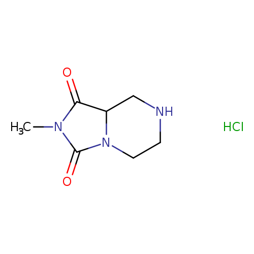 2-methyl-octahydroimidazolidino[1,5-a]piperazine-1,3-dione hydrochloride
