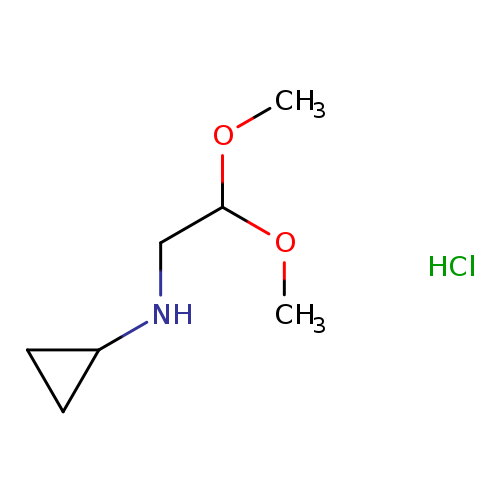 N-(2,2-dimethoxyethyl)cyclopropanamine hydrochloride