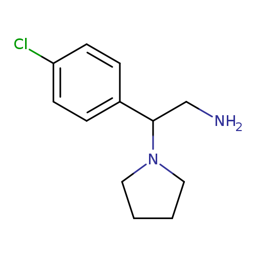 2-(4-Chlorophenyl)-2-pyrrolidin-1-ylethanamine