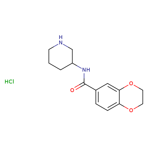 2,3-Dihydro-benzo[1,4]dioxine-6-carboxylic acid piperidin-3-ylaMide hydrochloride