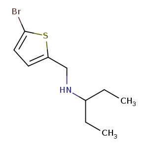 N-((5-Bromothiophen-2-yl)methyl)pentan-3-amine