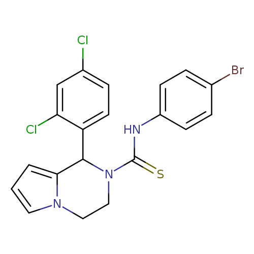 N-(4-bromophenyl)-1-(2,4-dichlorophenyl)-1H,2H,3H,4H-pyrrolo[1,2-a]pyrazine-2-carbothioamide